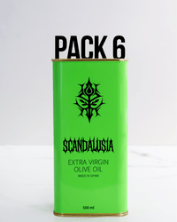 Huile d'olive vierge extra Scandalusia Premium Arbequina – Pack 6 x 500 ml